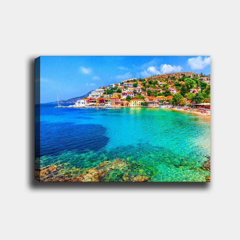 Dekorativ Canvasbilde 70x100 cm - Flerfarget - Interiør - Maleri & posters - Lerretsbilder