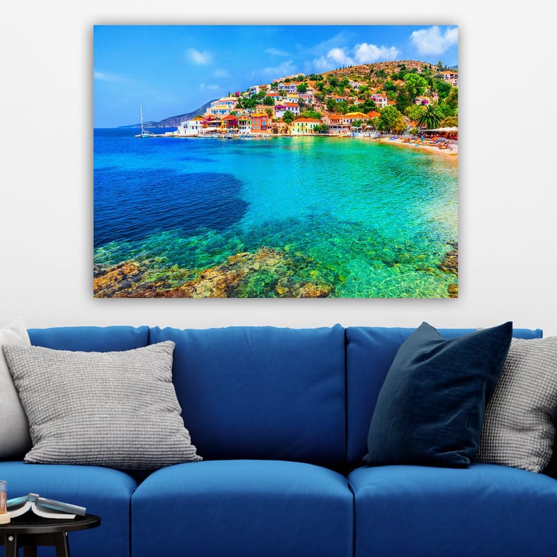 Dekorativ Canvasbilde 70x100 cm - Flerfarget - Interiør - Maleri & posters - Lerretsbilder