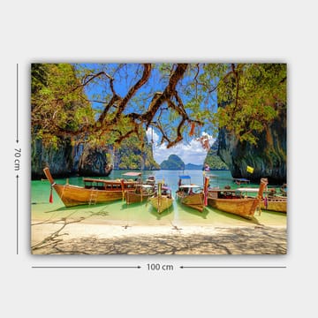 Dekorativ Canvasbilde 70x100 cm - Flerfarget - Interiør - Maleri & posters - Lerretsbilder