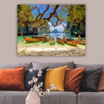 Dekorativ Canvasbilde 70x100 cm - Flerfarget - Interiør - Maleri & posters - Lerretsbilder