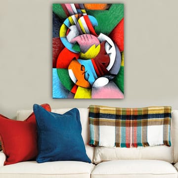 Dekorativ Canvasbilde 70x100 cm - Flerfarget - Interiør - Maleri & posters - Lerretsbilder