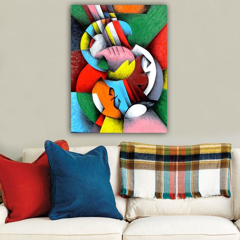 Dekorativ Canvasbilde 70x100 cm - Flerfarget - Interiør - Maleri & posters - Lerretsbilder