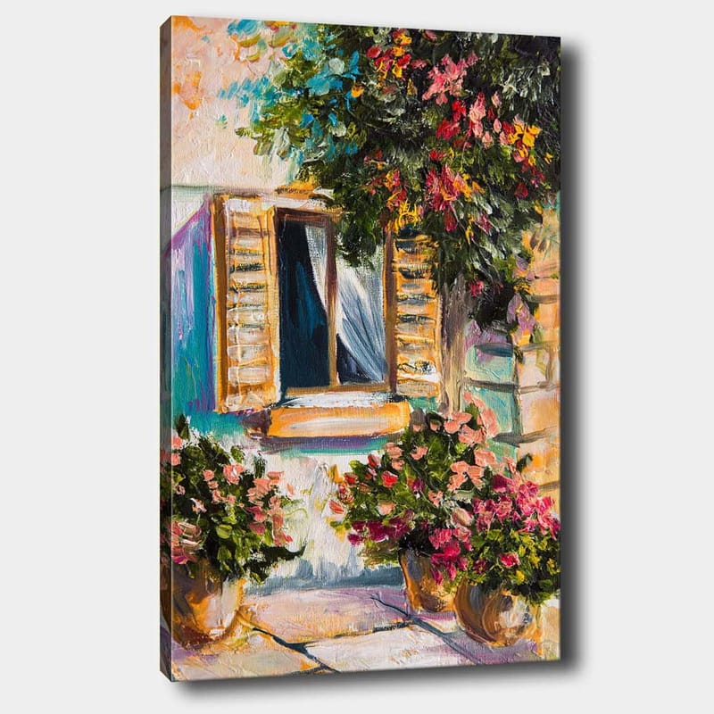 Dekorativ Canvasbilde 70x100 cm - Flerfarget - Interiør - Maleri & posters - Lerretsbilder