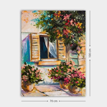 Dekorativ Canvasbilde 70x100 cm - Flerfarget - Interiør - Maleri & posters - Lerretsbilder