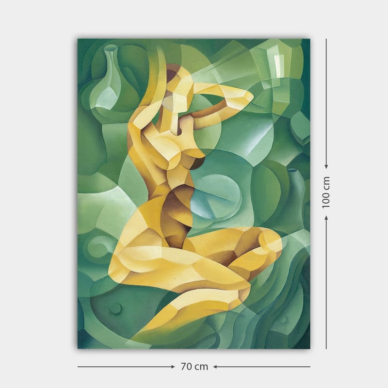 Dekorativ Canvasbilde 70x100 cm - Flerfarget - Interiør - Maleri & posters - Lerretsbilder