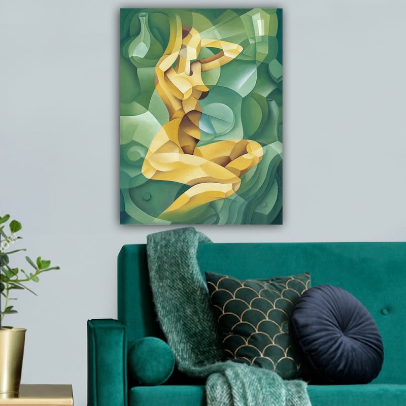 Dekorativ Canvasbilde 70x100 cm - Flerfarget - Interiør - Maleri & posters - Lerretsbilder