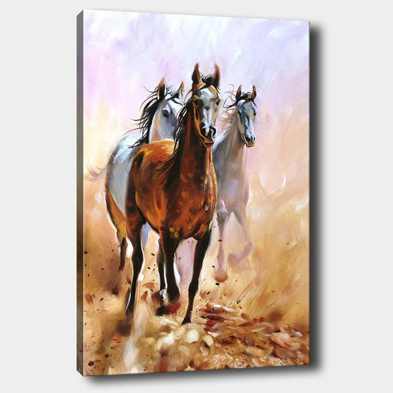 Dekorativ Canvasbilde 70x100 cm - Flerfarget - Interiør - Maleri & posters - Lerretsbilder