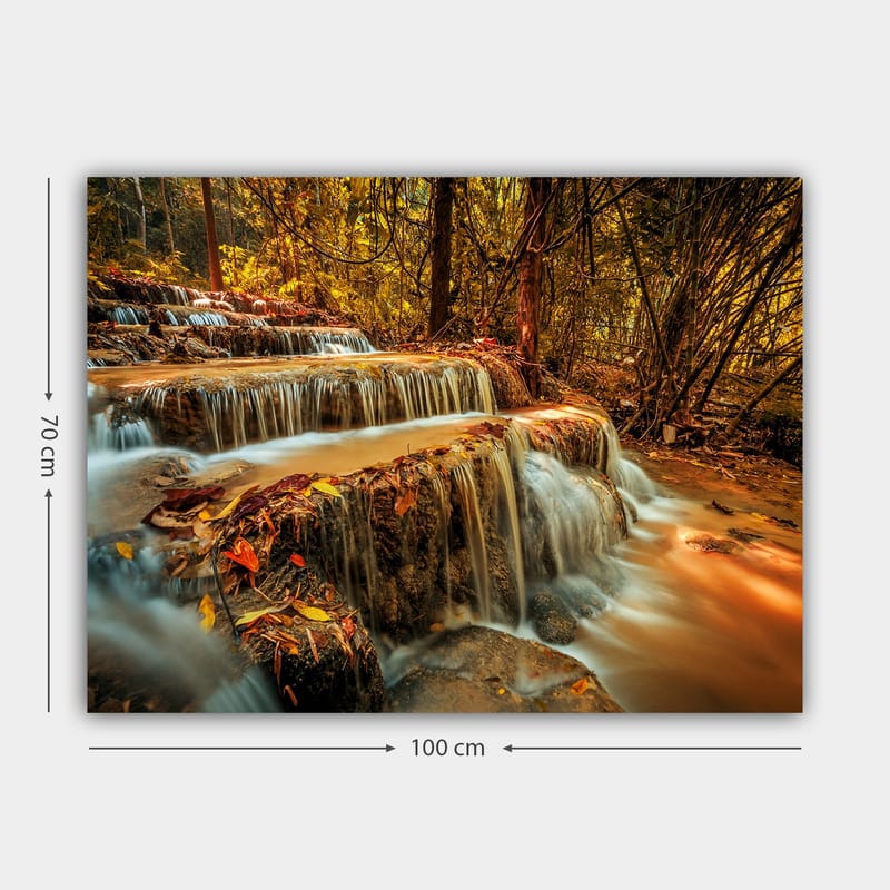 Dekorativ Canvasbilde 70x100 cm - Flerfarget - Interiør - Maleri & posters - Lerretsbilder