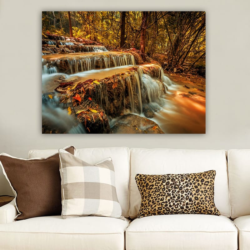 Dekorativ Canvasbilde 70x100 cm - Flerfarget - Interiør - Maleri & posters - Lerretsbilder