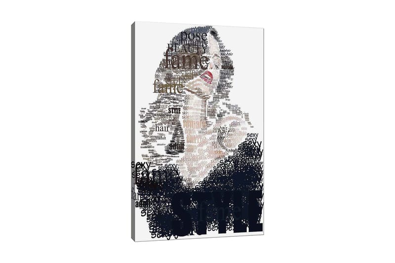 Dekorativ Canvasbilde 70x100 cm - Flerfarget - Interiør - Maleri & posters - Lerretsbilder