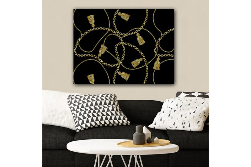 Dekorativ Canvasbilde 70x100 cm - Flerfarget - Interiør - Maleri & posters - Lerretsbilder