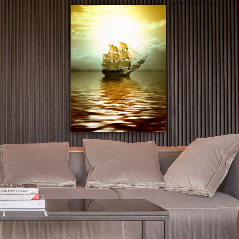 Dekorativ Canvasbilde 70x100 cm - Flerfarget - Interiør - Maleri & posters - Lerretsbilder