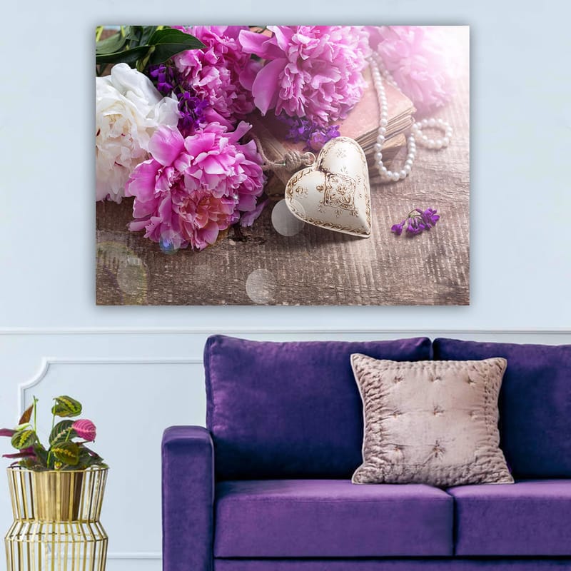 Dekorativ Canvasbilde 70x100 cm - Flerfarget - Interiør - Maleri & posters - Lerretsbilder