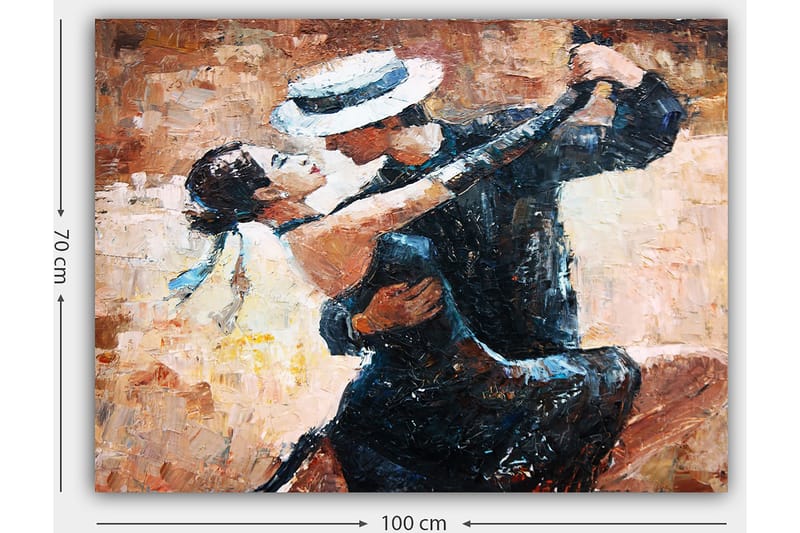 Dekorativ Canvasbilde 70x100 cm - Flerfarget - Interiør - Maleri & posters - Lerretsbilder