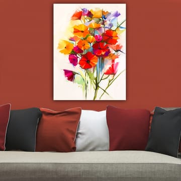 Dekorativ Canvasbilde 70x100 cm - Flerfarget - Interiør - Maleri & posters - Lerretsbilder