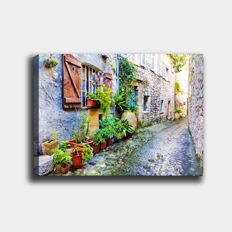Dekorativ Canvasbilde 70x100 cm - Flerfarget - Interiør - Maleri & posters - Lerretsbilder
