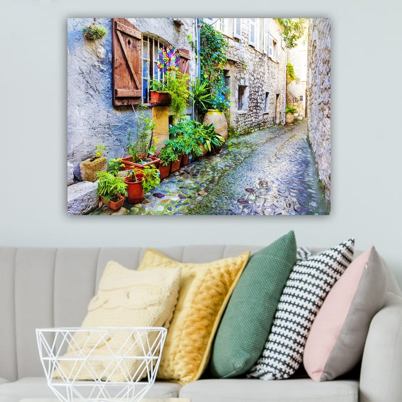 Dekorativ Canvasbilde 70x100 cm - Flerfarget - Interiør - Maleri & posters - Lerretsbilder