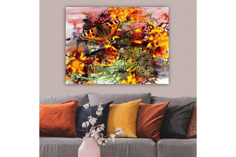 Dekorativ Canvasbilde 70x100 cm - Flerfarget - Interiør - Maleri & posters - Lerretsbilder