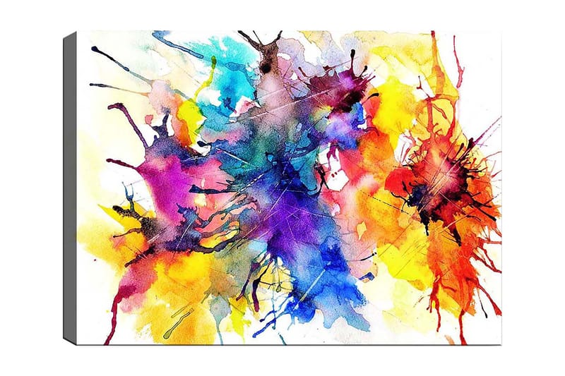 Dekorativ Canvasbilde 70x100 cm - Flerfarget - Interiør - Maleri & posters - Lerretsbilder