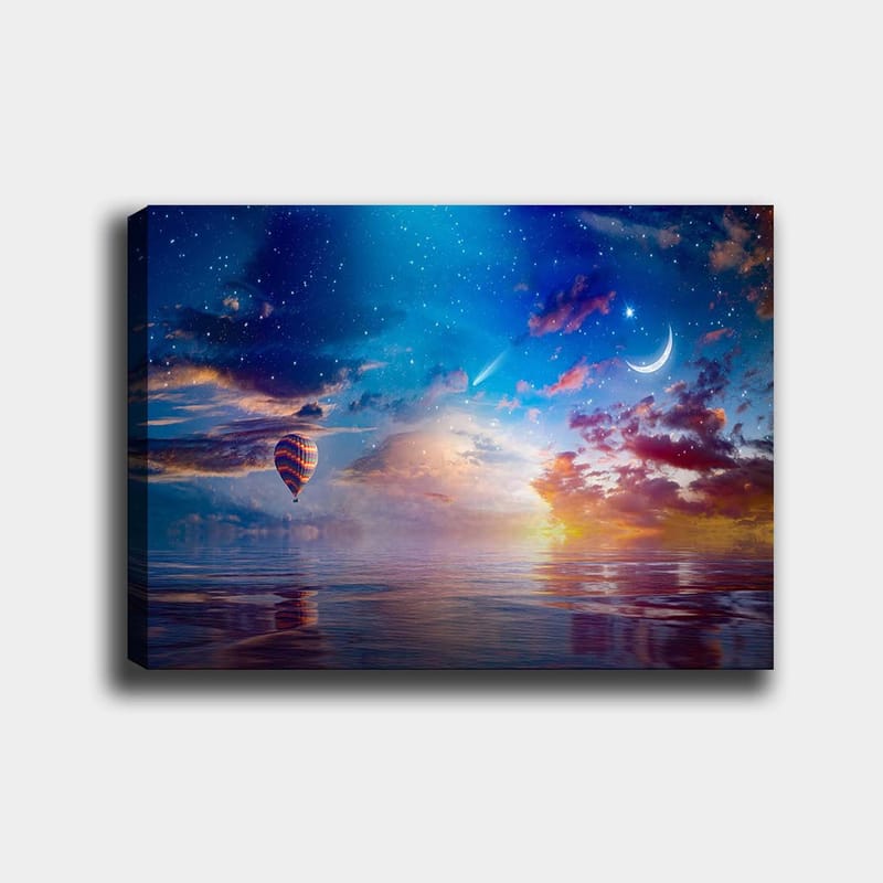 Dekorativ Canvasbilde 70x100 cm - Flerfarget - Interiør - Maleri & posters - Lerretsbilder