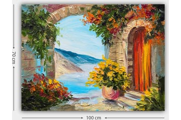Dekorativ Canvasbilde 70x100 cm - Flerfarget - Interiør - Maleri & posters - Lerretsbilder