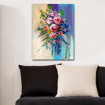 Dekorativ Canvasbilde 70x100 cm - Flerfarget - Interiør - Maleri & posters - Lerretsbilder