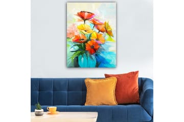 Dekorativ Canvasbilde 70x100 cm - Flerfarget - Interiør - Maleri & posters - Lerretsbilder