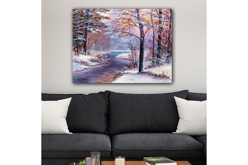 Dekorativ Canvasbilde 70x100 cm - Flerfarget - Interiør - Maleri & posters - Lerretsbilder