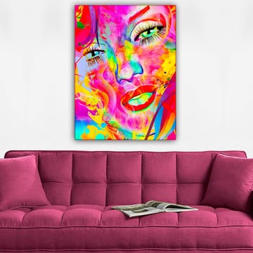 Dekorativ Canvasbilde 70x100 cm - Flerfarget - Interiør - Maleri & posters - Lerretsbilder