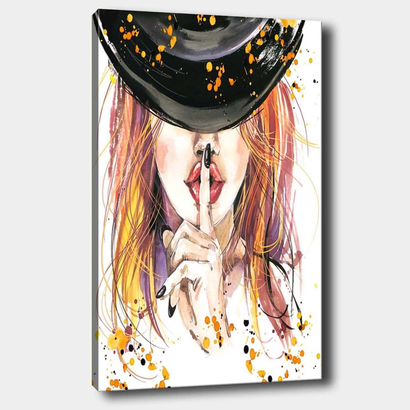 Dekorativ Canvasbilde 70x100 cm - Flerfarget - Interiør - Maleri & posters - Lerretsbilder