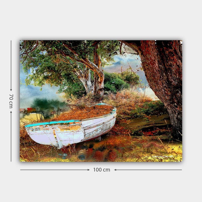 Dekorativ Canvasbilde 70x100 cm - Flerfarget - Interiør - Maleri & posters - Lerretsbilder