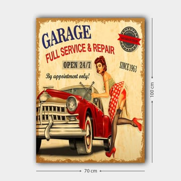 Dekorativ Canvasbilde 70x100 cm - Flerfarget - Interiør - Maleri & posters - Lerretsbilder