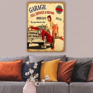 Dekorativ Canvasbilde 70x100 cm - Flerfarget - Interiør - Maleri & posters - Lerretsbilder