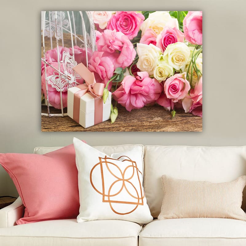 Dekorativ Canvasbilde 70x100 cm - Flerfarget - Interiør - Maleri & posters - Lerretsbilder