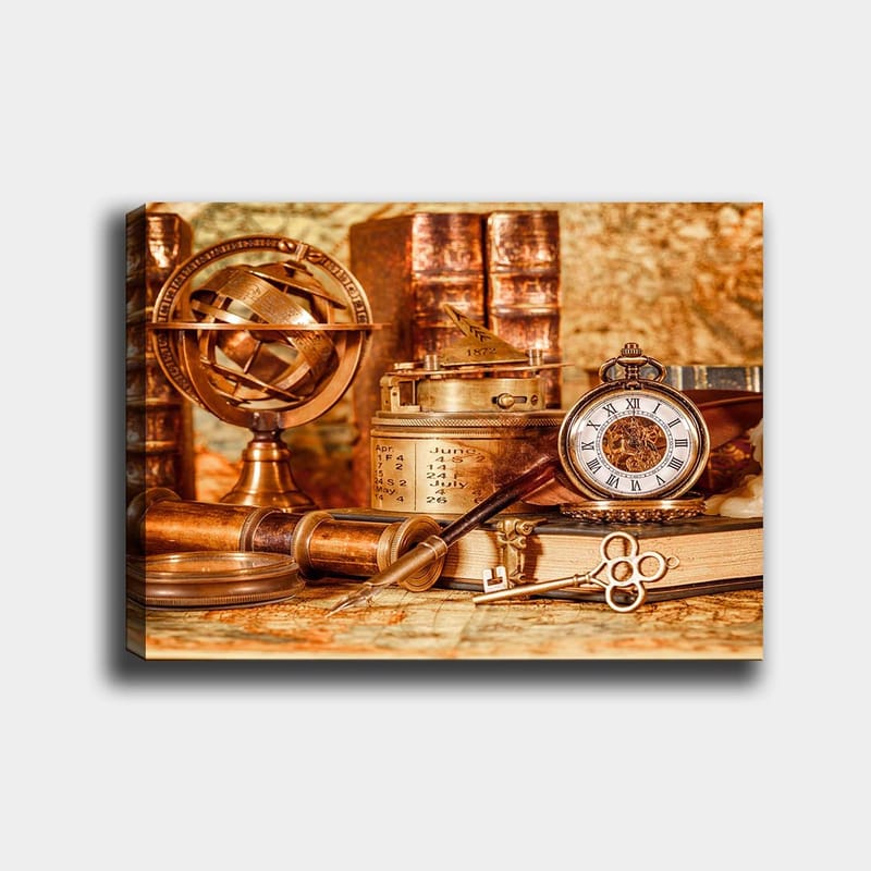 Dekorativ Canvasbilde 70x100 cm - Flerfarget - Interiør - Maleri & posters - Lerretsbilder