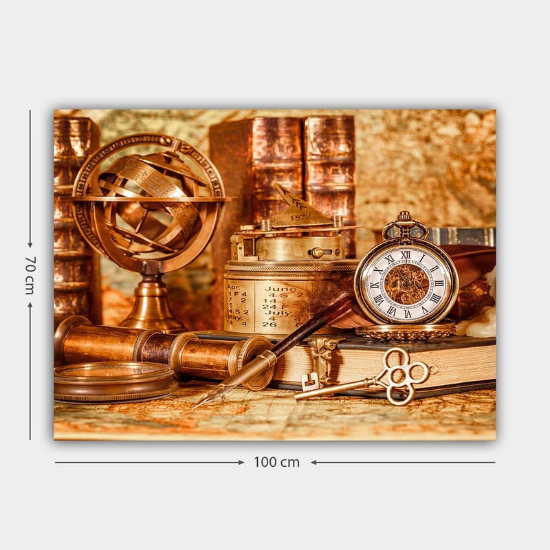 Dekorativ Canvasbilde 70x100 cm - Flerfarget - Interiør - Maleri & posters - Lerretsbilder