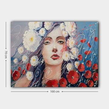 Dekorativ Canvasbilde 70x100 cm - Flerfarget - Interiør - Maleri & posters - Lerretsbilder