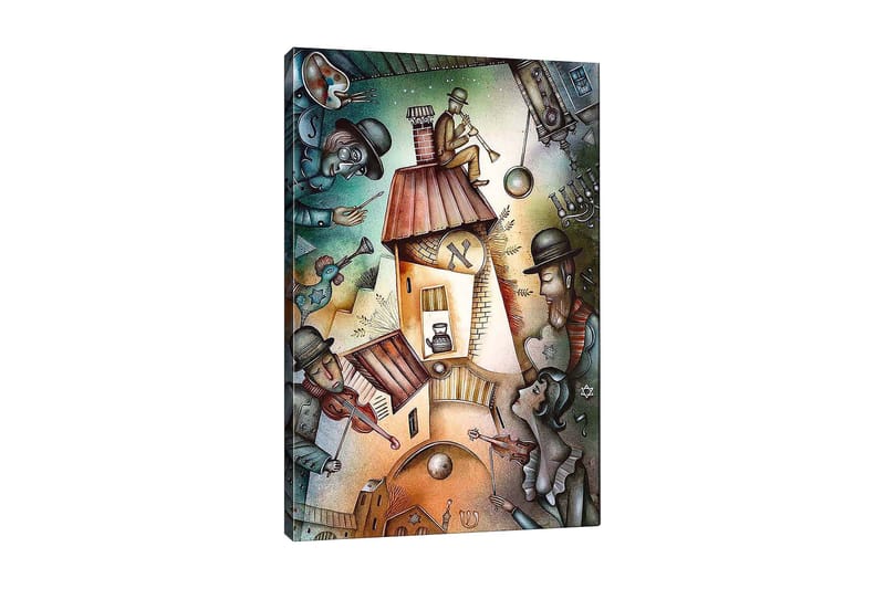 Dekorativ Canvasbilde 70x100 cm - Flerfarget - Interiør - Maleri & posters - Lerretsbilder