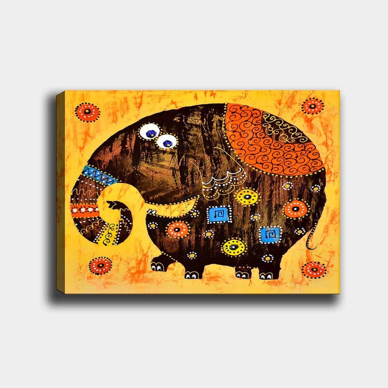 Dekorativ Canvasbilde 70x100 cm - Flerfarget - Interiør - Maleri & posters - Lerretsbilder