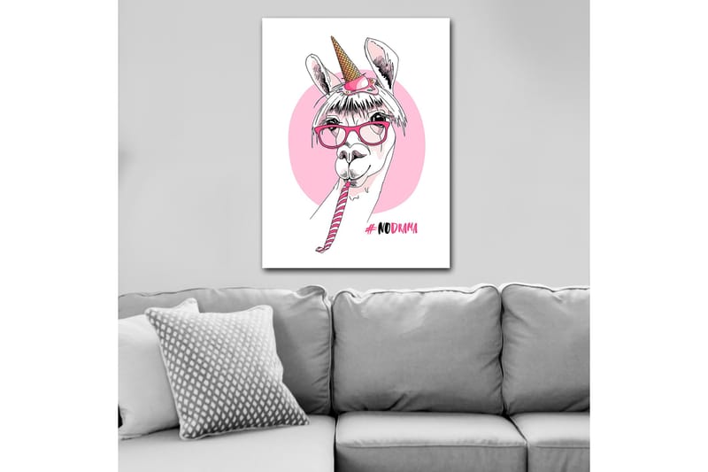 Dekorativ Canvasbilde 70x100 cm - Flerfarget - Interiør - Maleri & posters - Lerretsbilder
