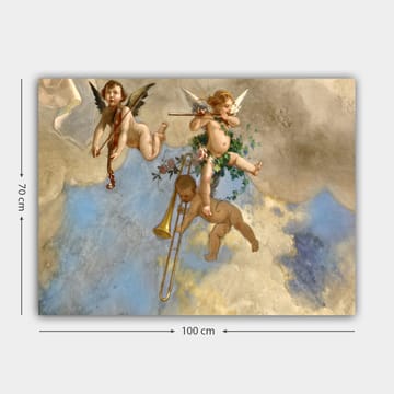 Dekorativ Canvasbilde 70x100 cm - Flerfarget - Interiør - Maleri & posters - Lerretsbilder