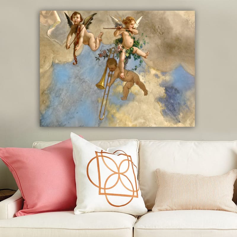 Dekorativ Canvasbilde 70x100 cm - Flerfarget - Interiør - Maleri & posters - Lerretsbilder