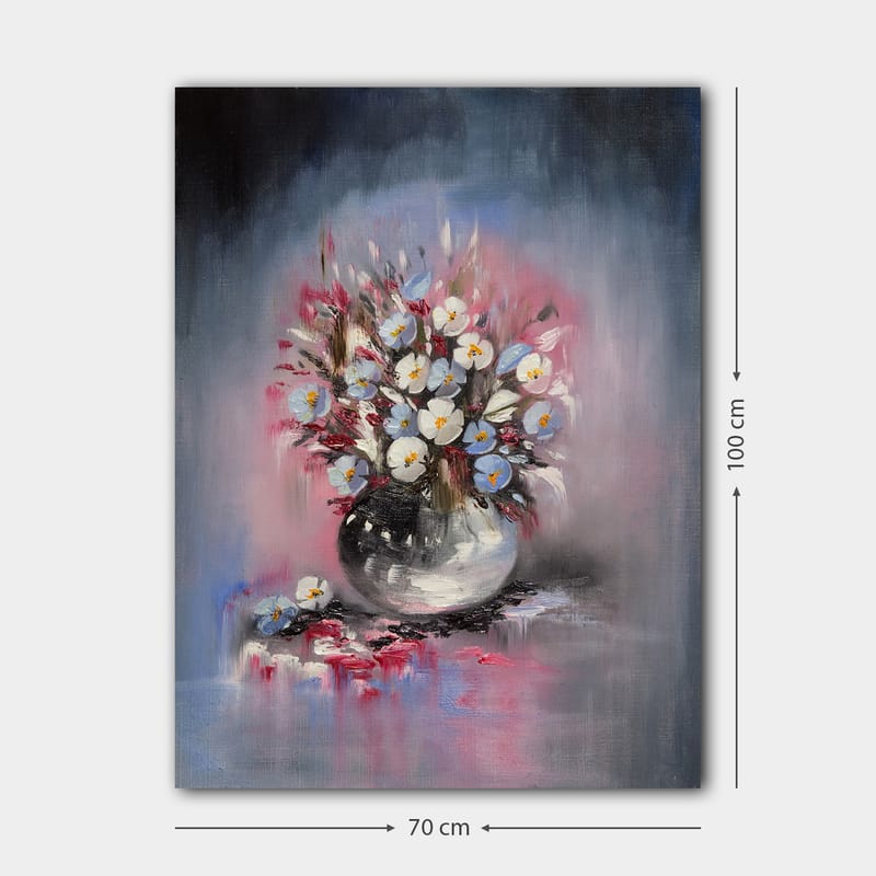 Dekorativ Canvasbilde 70x100 cm - Flerfarget - Interiør - Maleri & posters - Lerretsbilder