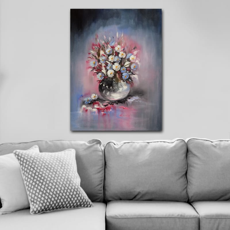 Dekorativ Canvasbilde 70x100 cm - Flerfarget - Interiør - Maleri & posters - Lerretsbilder