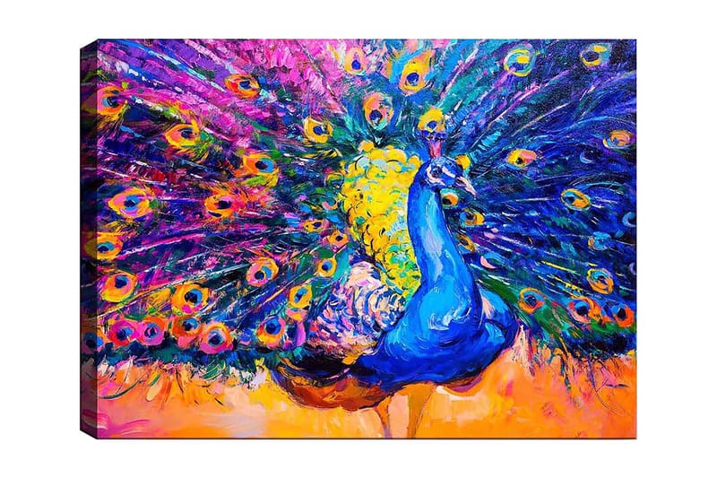 Dekorativ Canvasbilde 70x100 cm - Flerfarget - Interiør - Maleri & posters - Lerretsbilder