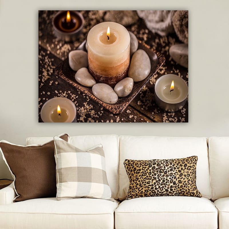 Dekorativ Canvasbilde 70x100 cm - Flerfarget - Interiør - Maleri & posters - Lerretsbilder