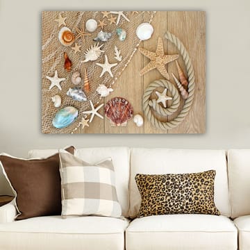 Dekorativ Canvasbilde 70x100 cm - Flerfarget - Interiør - Maleri & posters - Lerretsbilder