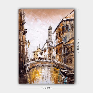 Dekorativ Canvasbilde 70x100 cm - Flerfarget - Interiør - Maleri & posters - Lerretsbilder