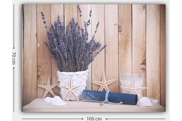 Dekorativ Canvasbilde 70x100 cm - Flerfarget - Interiør - Maleri & posters - Lerretsbilder