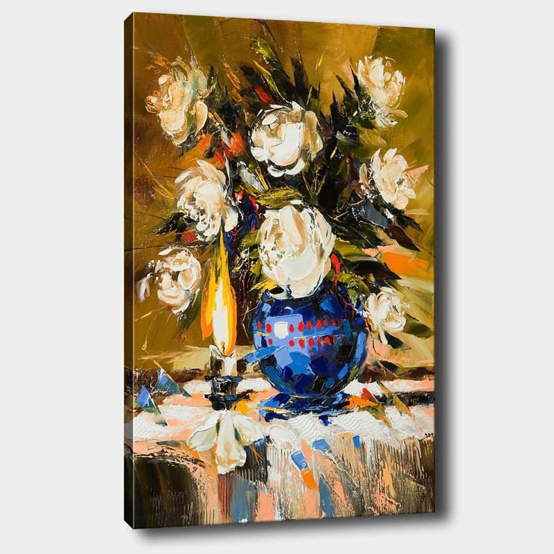 Dekorativ Canvasbilde 70x100 cm - Flerfarget - Interiør - Maleri & posters - Lerretsbilder